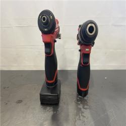 AS-IS- Milwaukee M12 FUEL Cordless 2-Tool Combo Kit: 1/2Hammer Drill  1/4Hex Impact Driver