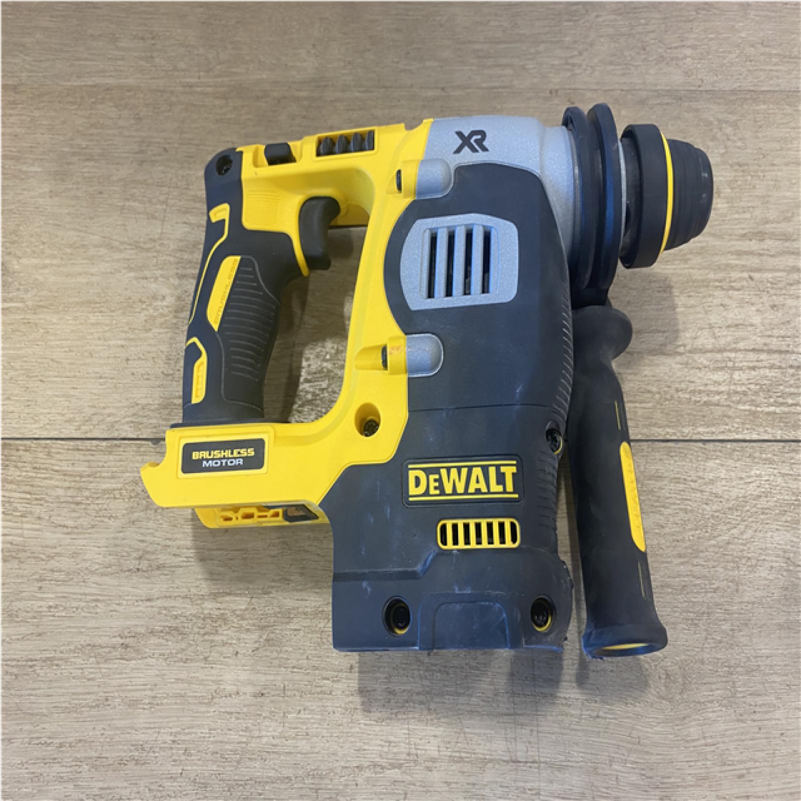 AS-IS DEWALT 20V MAX XR Cordless Brushless 1 in. SDS Plus L-Shape Rotary Hammer (Tool Only)