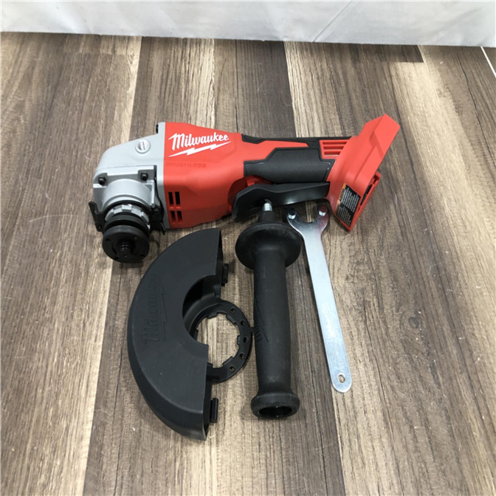 AS-IS Milwaukee 18V Lithium-Ion Brushless Cordless 4-1/2 in./5 in. Grinder w/Paddle Switch (Tool-Only)