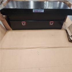 Phoenix NEW Weather Guard Crossover Truck Tool Box in Aluminum w/ Low-Profile  72 in. Full-Size  in Gloss Black