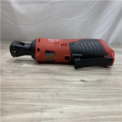 AS-IS Milwaukee 12V Lithium-Ion Cordless 3/8 in. Ratchet (Tool-Only)