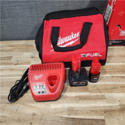 HOUSTON LOCATION - AS-IS (APPEARS LIKE NEW) Milwaukee  FUEL 12-Volt Lithium-Ion Brushless Cordless Hammer Drill and Impact Driver Combo Kit