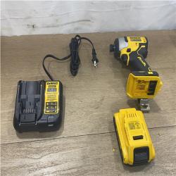 AS-IS DEWALT Atomic 20V Max Lithium-Ion Brushless Cordless Compact 1/4 in. Impact Driver Kit
