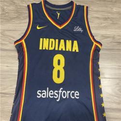 Indiana Fever Jersey Feature The Eli Lilly Logo