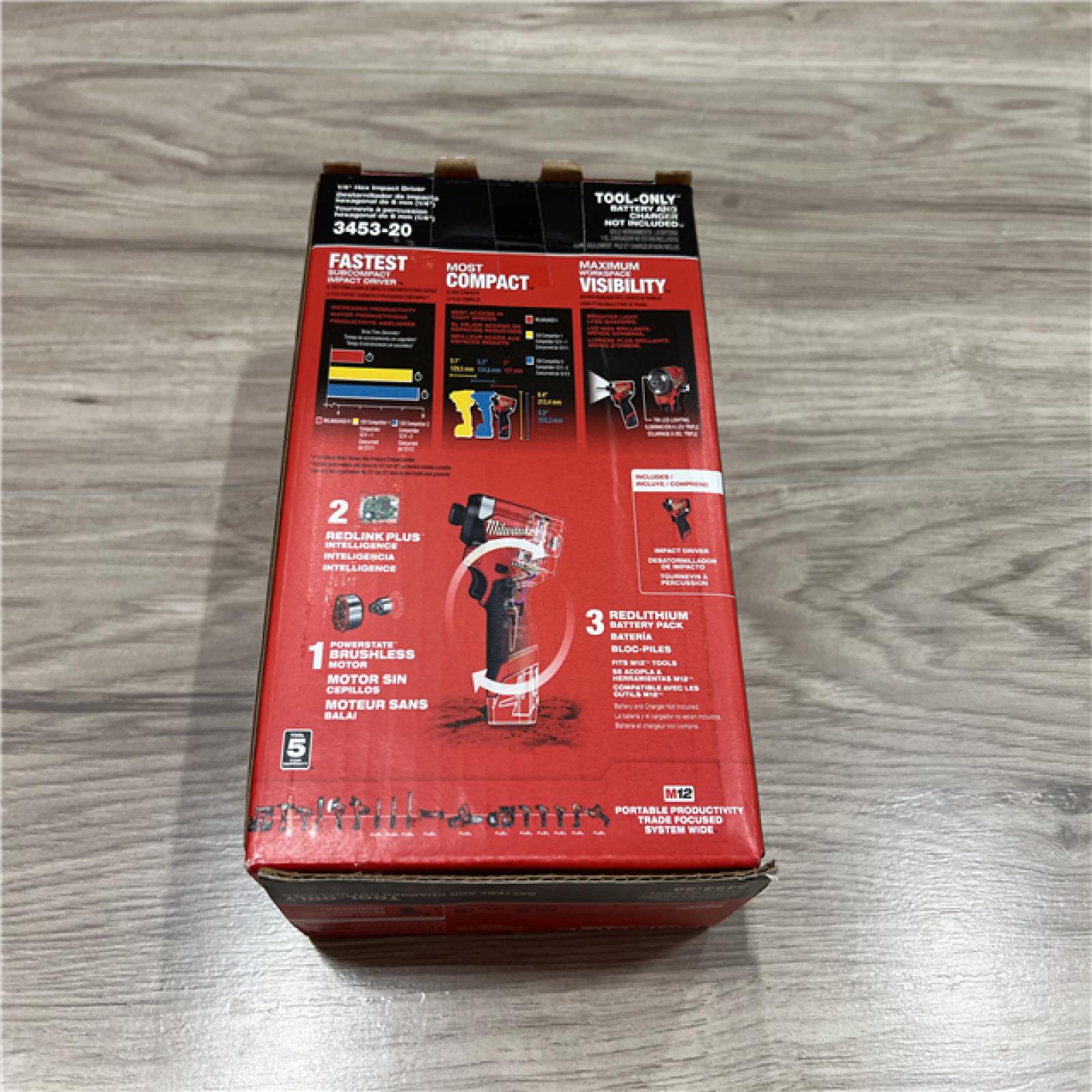 NEW Milwaukee  FUEL 12V Lithium-Ion Brushless Cordless 1/4 in. Hex Impact Driver (Tool-Only)