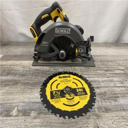 AS-IS DEWALT FLEXVOLT 60V MAX Cordless Brushless 7-1/4 in. Circular Saw with Brake (Tool Only)