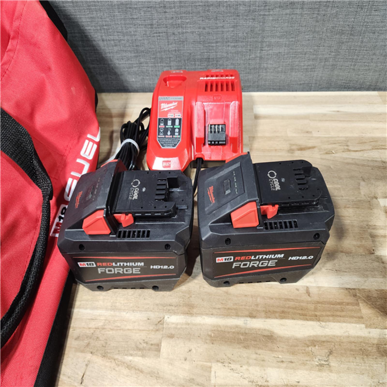 HOUSTON LOCATION - AS-IS Milwaukee FUEL 18V Lithium-Ion Brushless Cordless 1 in. Impact Wrench Extended Reach D-Handle Kit