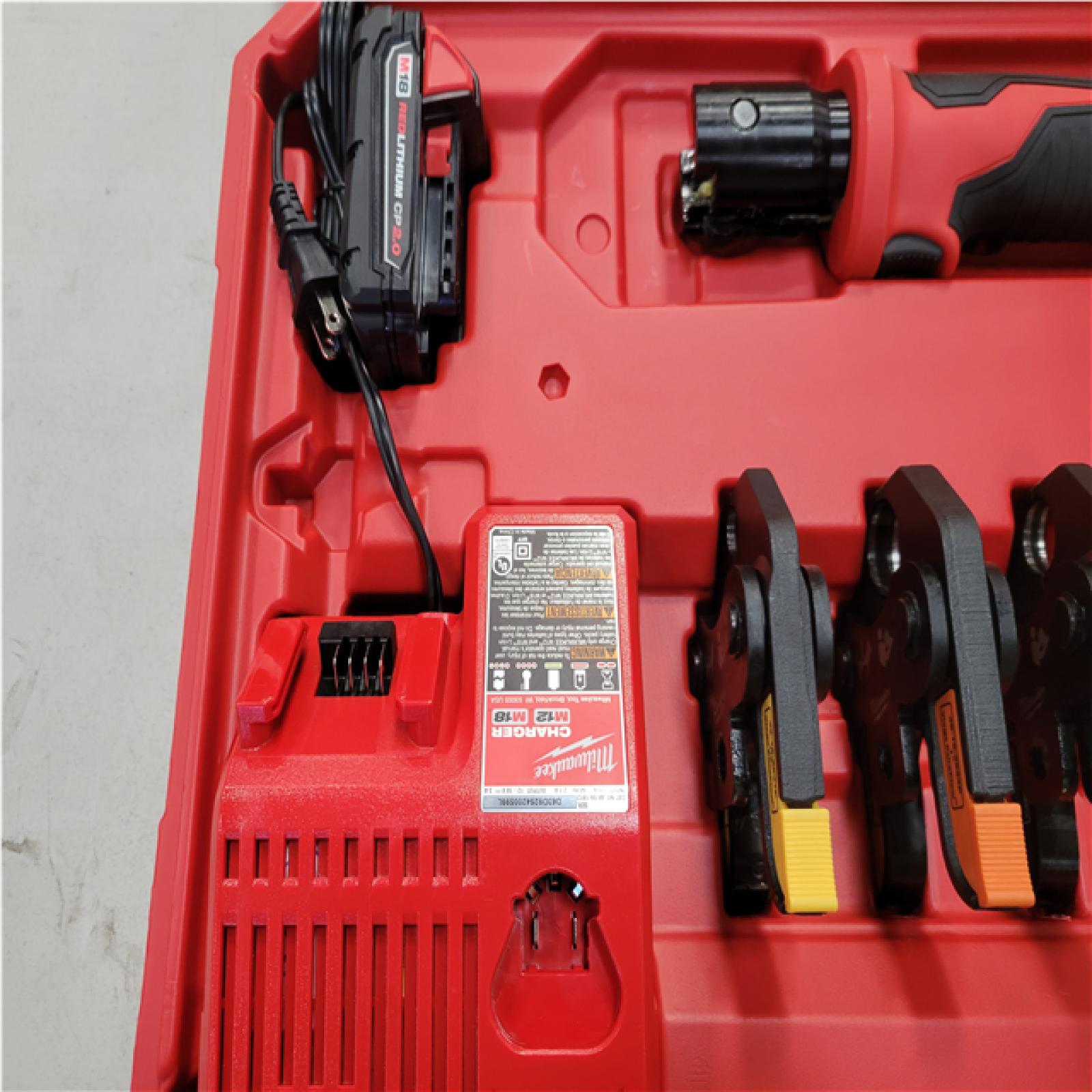 CALIFORNIA AS-IS MILWAUKEE M18 SHORT THROW PRESS TOOL