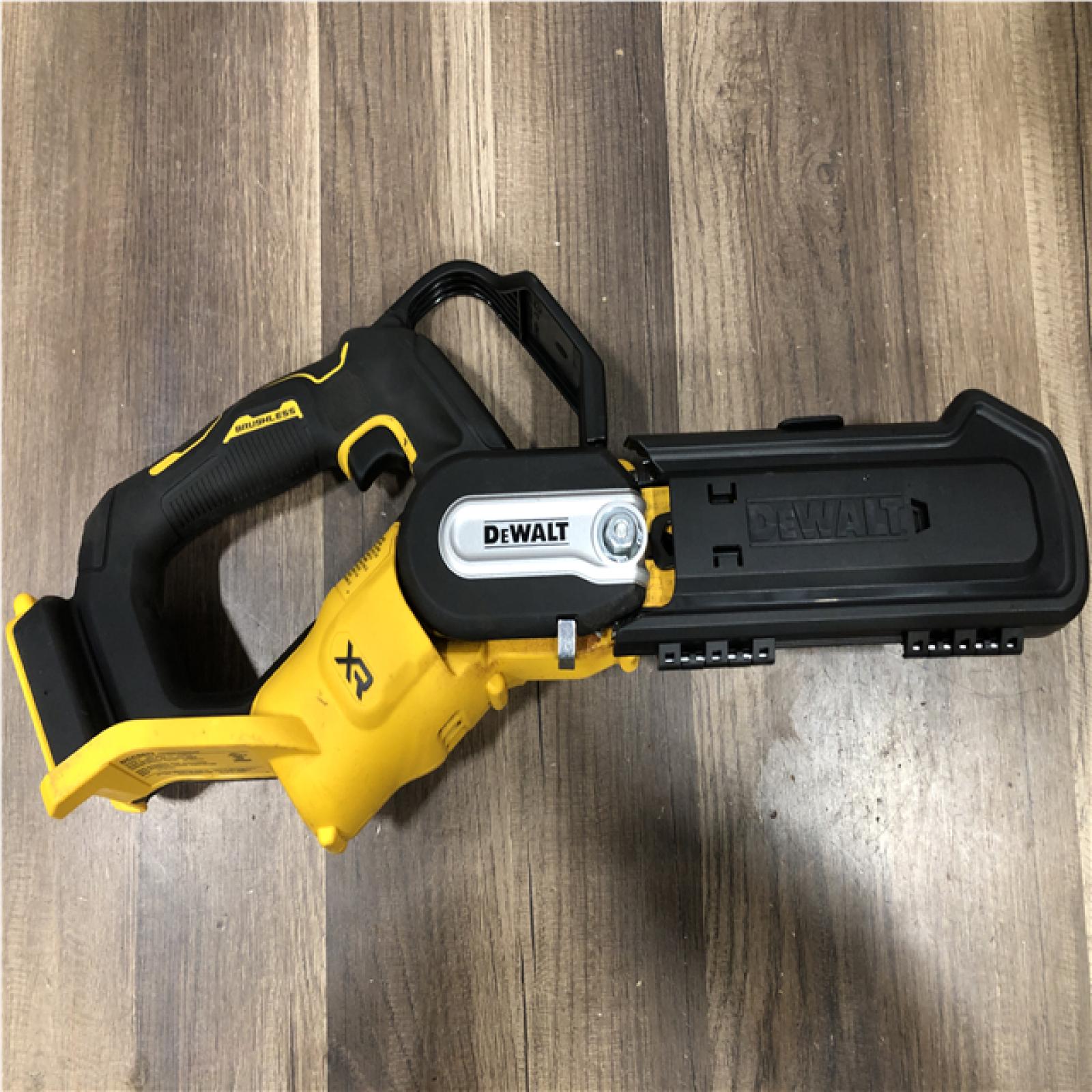 AS-IS DEWALT 20V MASAX 8 in. Brushless Cordless Battery Powered Pruning Chainsaw (Tool Only)