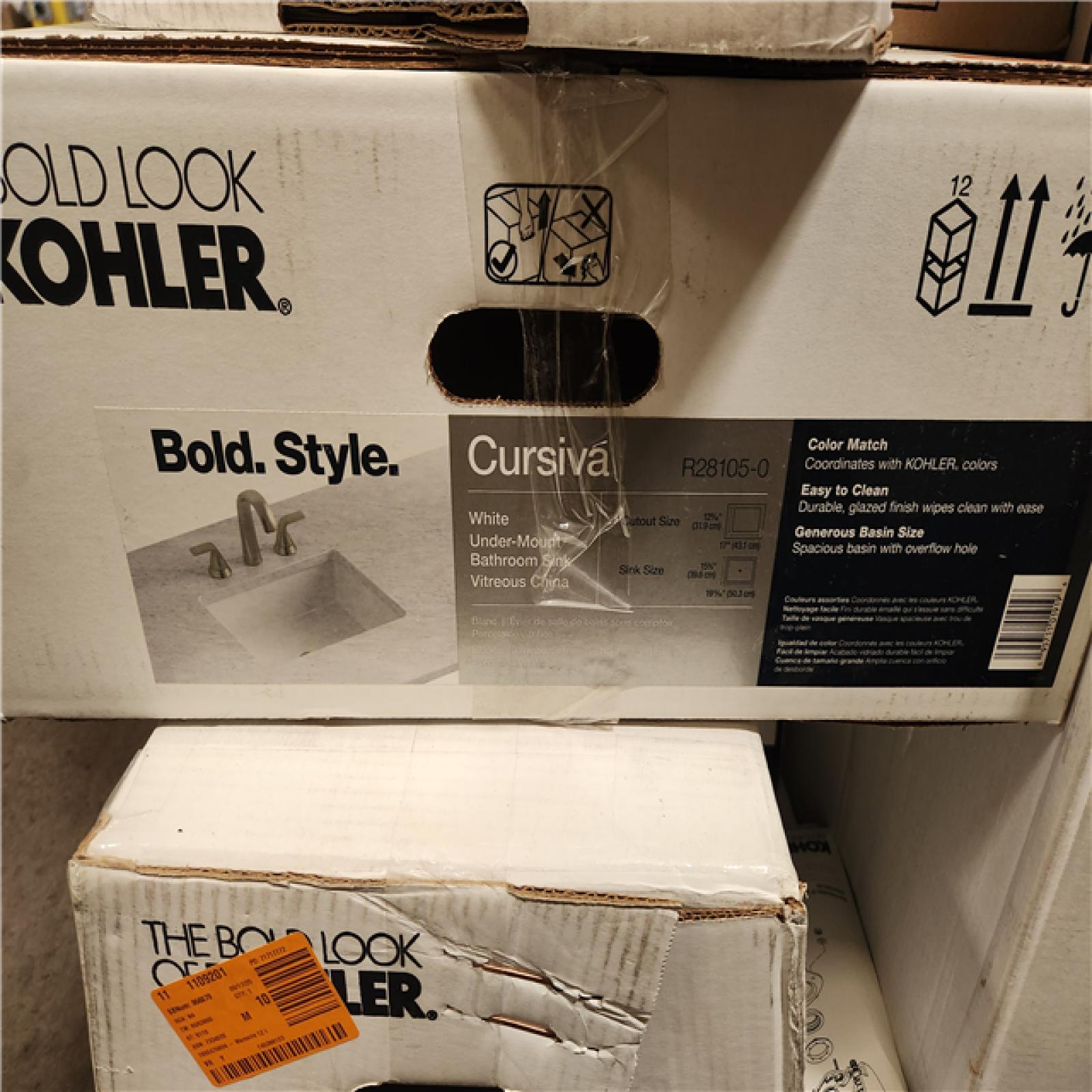 Phoenix AS-IS Kohler Accessories and toilet Pallet