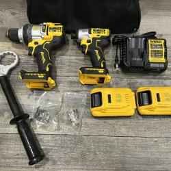 AS-IS DEWALT 20V XR Lithium-Ion Cordless Brushless 1/2 in. Drill/Driver Kit