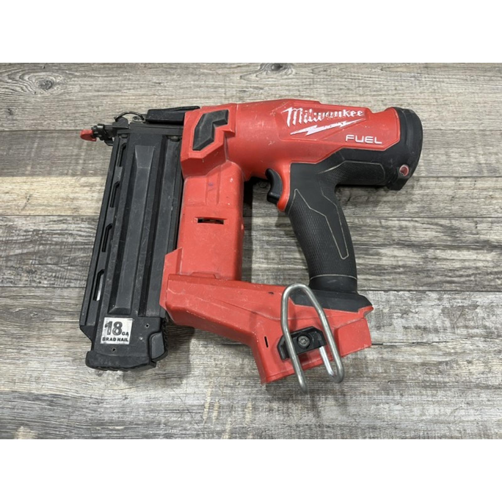 AS-IS Milwaukee FUEL 18-Volt Lithium-Ion Brushless Cordless Gen II 18-Gauge Brad Nailer (Tool-Only)