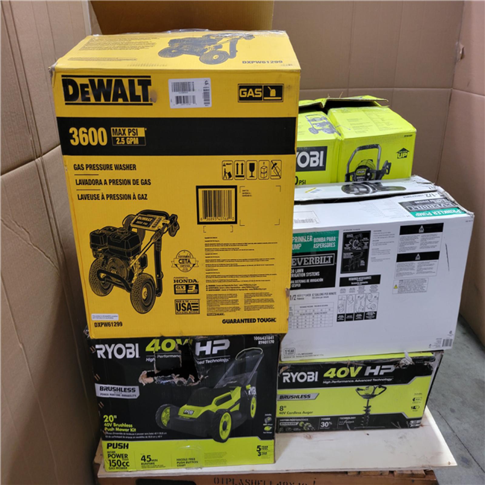 CALIFORNIA AS-IS OUTDOOR POWER EQUIPMENT