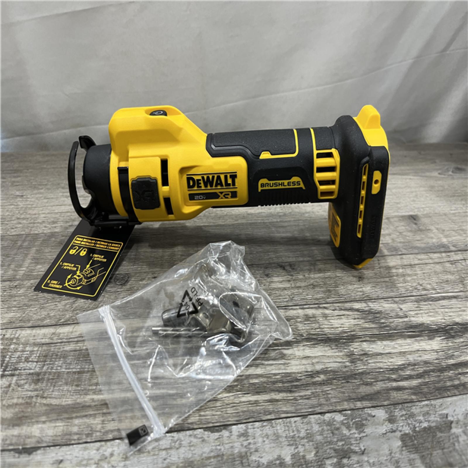 AS-IS DEWALT XR 20V Lithium-Ion Cordless Rotary Drywall Cut-Out Tool (Tool Only)