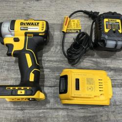 AS-IS DEWALT 20V MAX Lithium-Ion Brushless Cordless 1/4 in. Impact Driver Kit