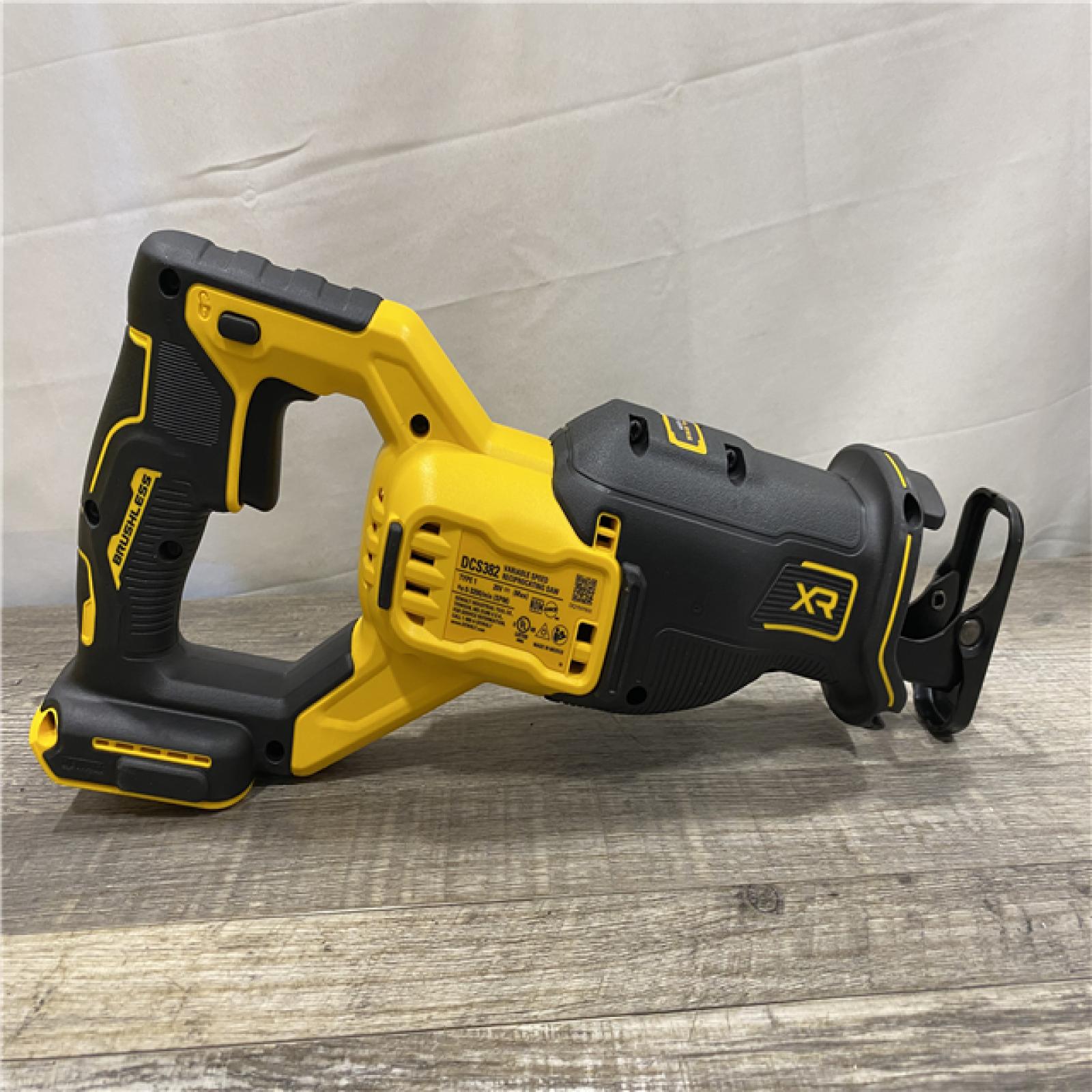 AS-IS DEWALT 20V MAX XR Cordless Brushless Reciprocating Saw (Tool Only)