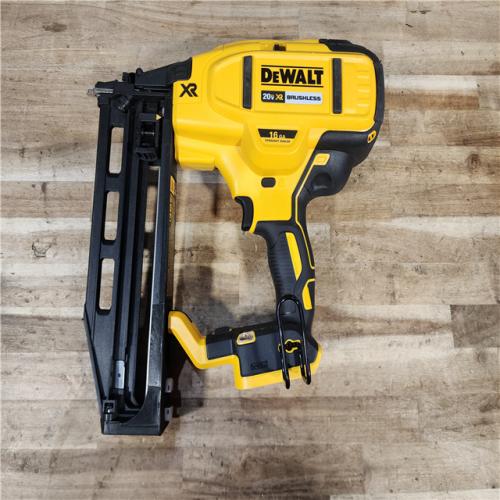 HOUSTON LOCATION - AS-IS DEWALT 20V MAX XR 16-Gauge Lithium-Ion Cordless Finish Nailer (Tool Only)