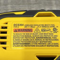 AS-IS DEWALT ATOMIC 20V MAX Cordless Brushless Oscillating Multi Tool Kit