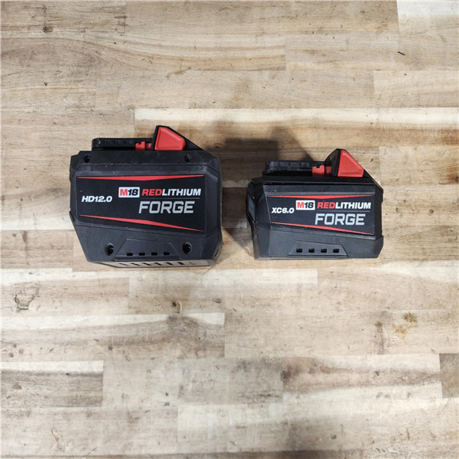 HOUSTON LOCATION - AS-IS MILWAUKEE FORGE BATTERY QTY - 2