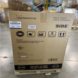 DALLAS LOCATION - Seasons® 5.2 Cu. Ft. Freestanding Electric Range, Glass Top, Black