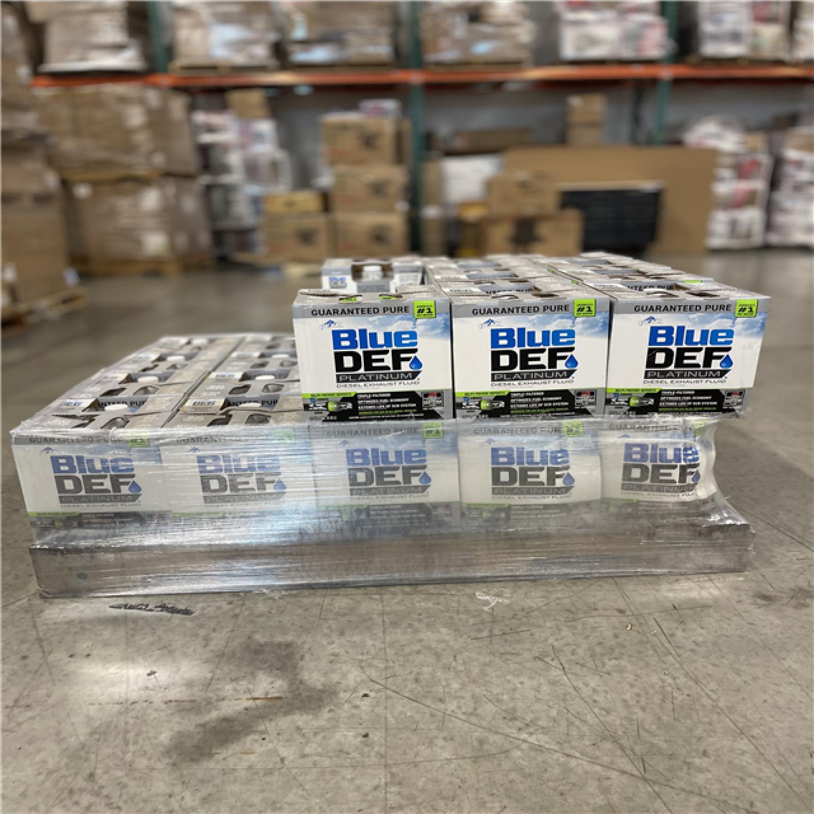 DALLAS LOCATION- NEW!- BLUE DEF PLATINUM PALLET (30 UNITS)