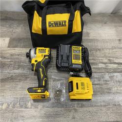 AS-IS DEWALT Atomic 20V Max Lithium-Ion Brushless Cordless Compact 1/4 in. Impact Driver Kit