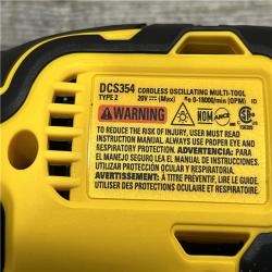 AS-IS DEWALT ATOMIC 20V MAX Cordless Brushless Oscillating Multi Tool Kit