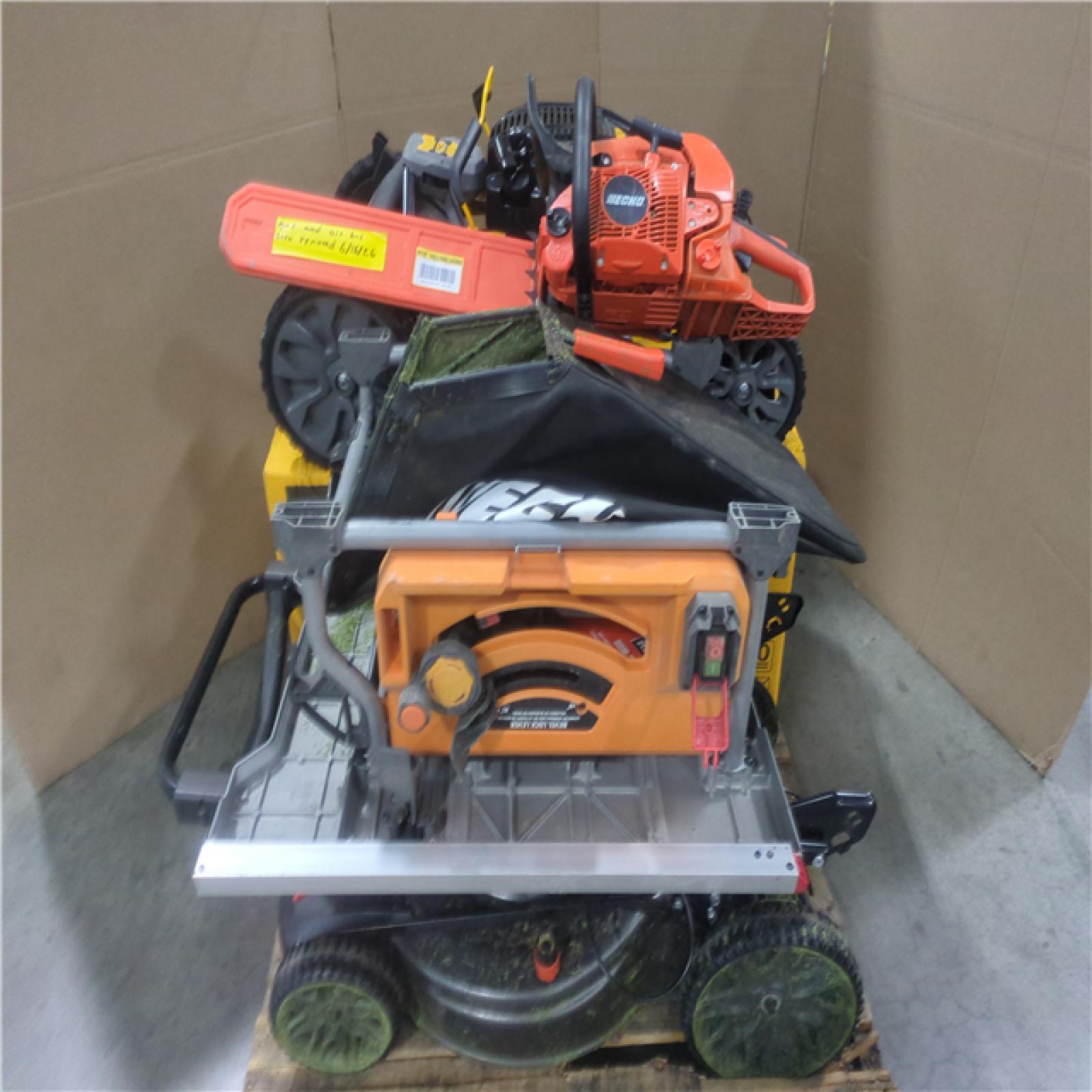 California AS-IS OUTDOOR POWER EQUIPMENT