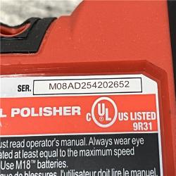 AS-IS Milwaukee FUEL18V Lithium-Ion Brushless Cordless 15MM DA Polisher (Tool-Only)