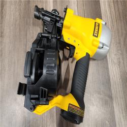 AS-IS- DeWalt 1-3/4 in. 15 Degree Pneumatic Coil Roofing Nailer (Tool-Only)