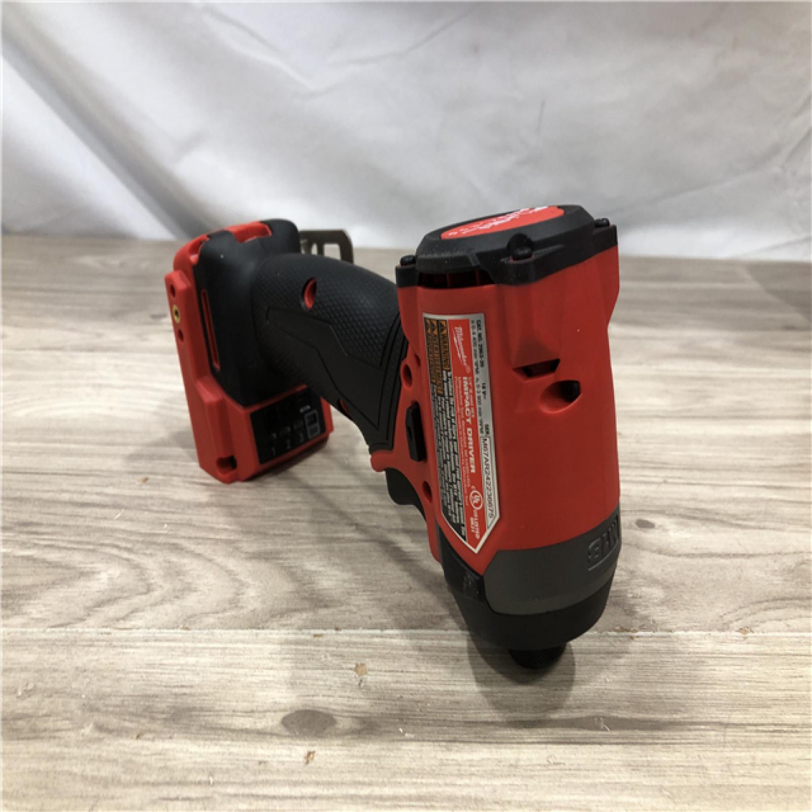 AS-IS Milwaukee FUEL 18V Lithium-Ion Cordless Hammer Drill and Impact Driver Combo Kit