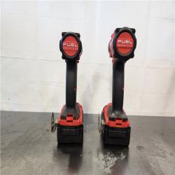 AS-IS- Milwaukee M18 FUEL 18V Lithium-Ion Brushless Cordless Hammer Drill and Impact Driver Combo Kit