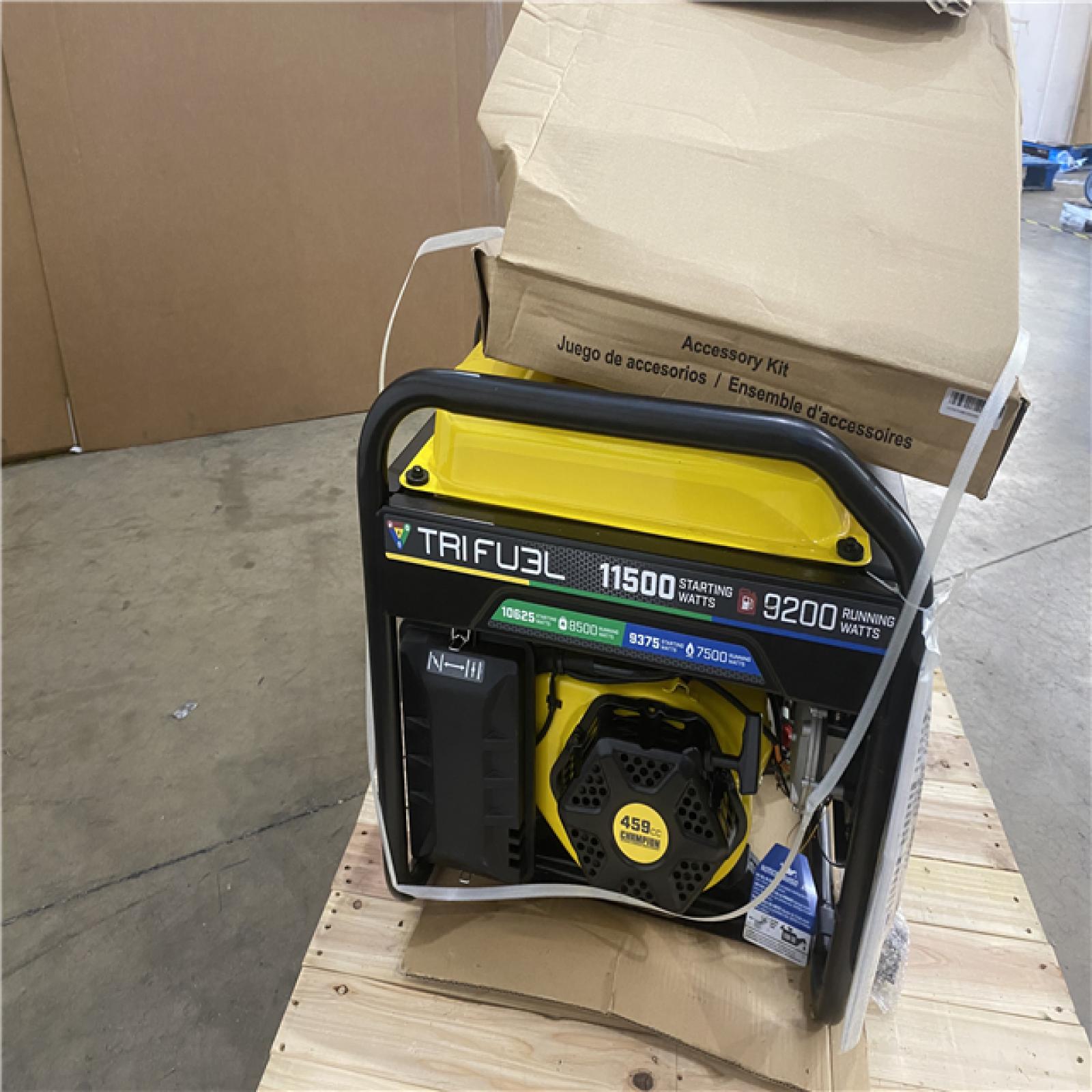 Houston Location - AS-IS Champion Dual Fuel Generator 11500 Starting Watts 9200 Running Watts
