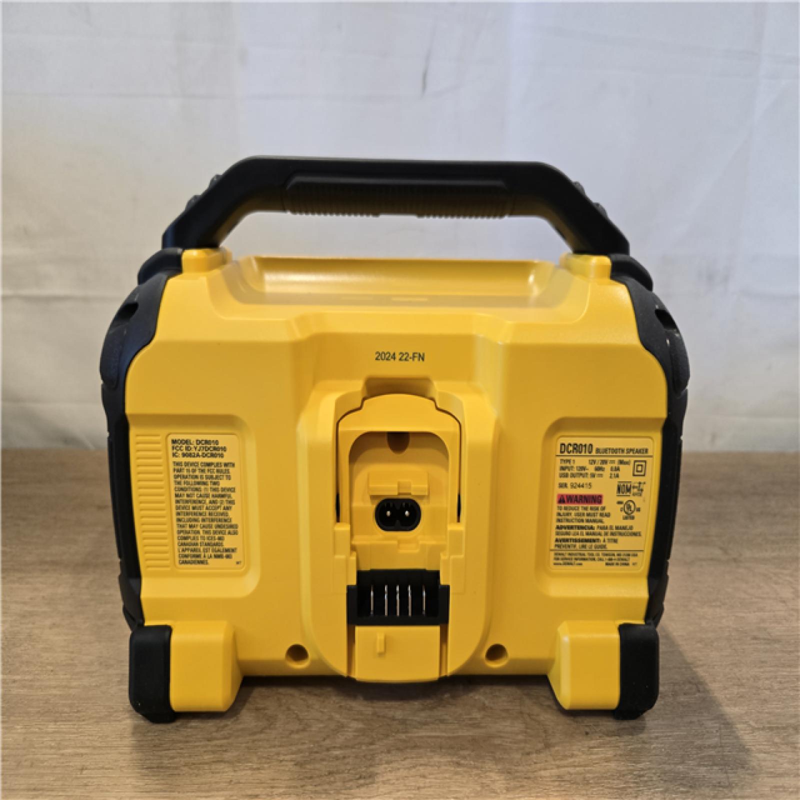 AS-IS DEWALT 20V MAX Cordless Bluetooth Speaker (Tool Only)