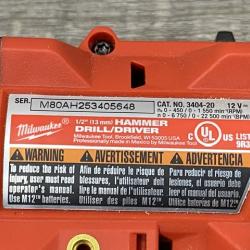 AS-IS Milwaukee FUEL 12-Volt Lithium-Ion Brushless Cordless Hammer Drill and Impact Driver Combo Kit