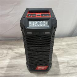 AS-IS Milwaukee 12-Volt Lithium-Ion Cordless Bluetooth/AM/FM Jobsite Radio with Charger