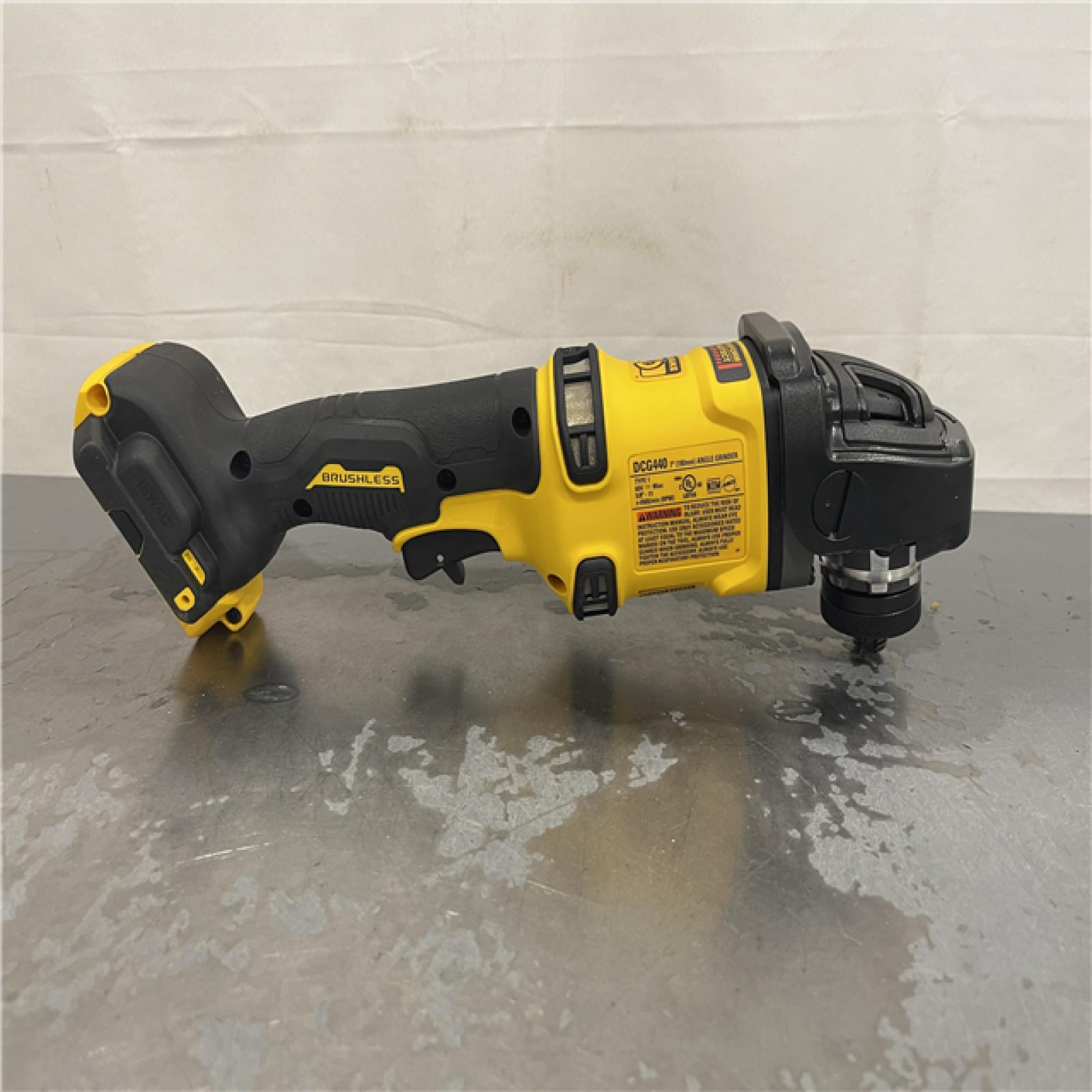 AS-IS- DeWalt 60V MAX Brushless Cordless 7 In. Angle Grinder (Tool Only)