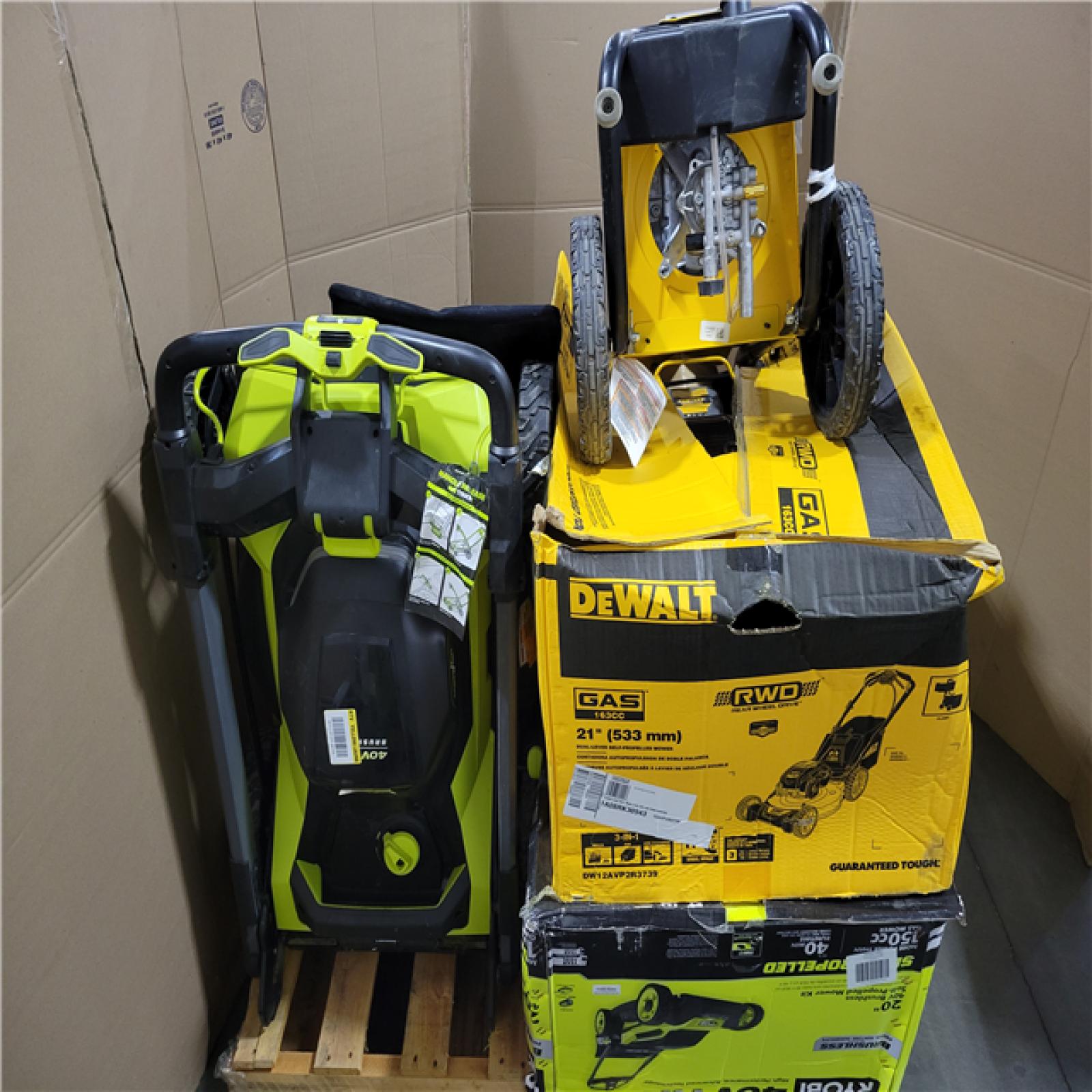 CALIFORNIA AS-IS OUTDOOR POWER EQUIPMENT