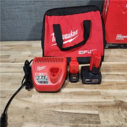 HOUSTON LOCATION - AS-IS Milwaukee  FUEL 12-Volt Lithium-Ion Brushless Cordless Hammer Drill and Impact Driver Combo Kit