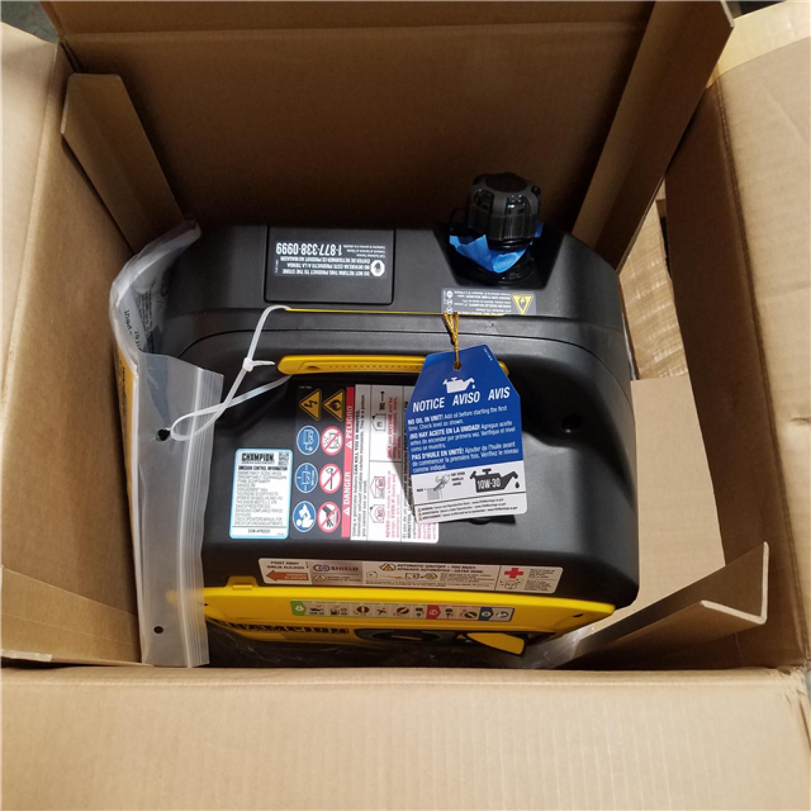 CALIFORNIA AS-IS CHAMPION DUAL FUEL PORTABLE GENERATOR