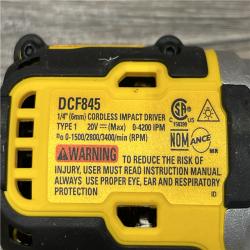 AS-IS DEWALT 20-Volt Maximum XR Lithium-Ion Cordless Brushless 1/4 in. 3-Speed Impact Driver Kit