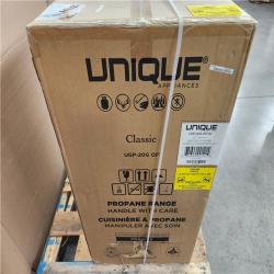 Phoenix NEW Unique 20 in. 2.4 cu. ft. Propane Gas Off-Grid Range with Battery Ignition Sealed Burners in White (SEALED)