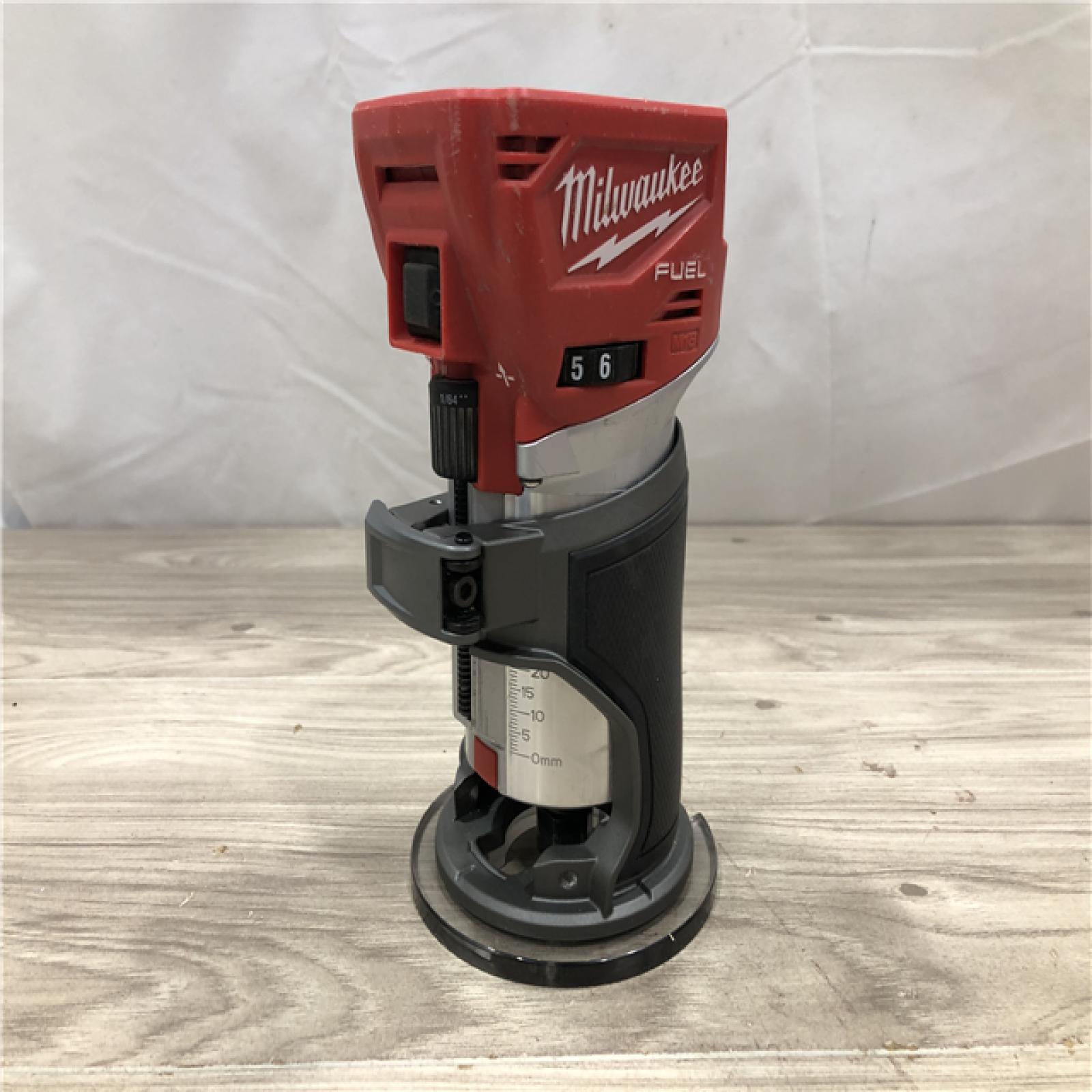 AS-IS Milwaukee FUEL 18V Lithium-Ion Cordless Compact Router (Tool-Only)