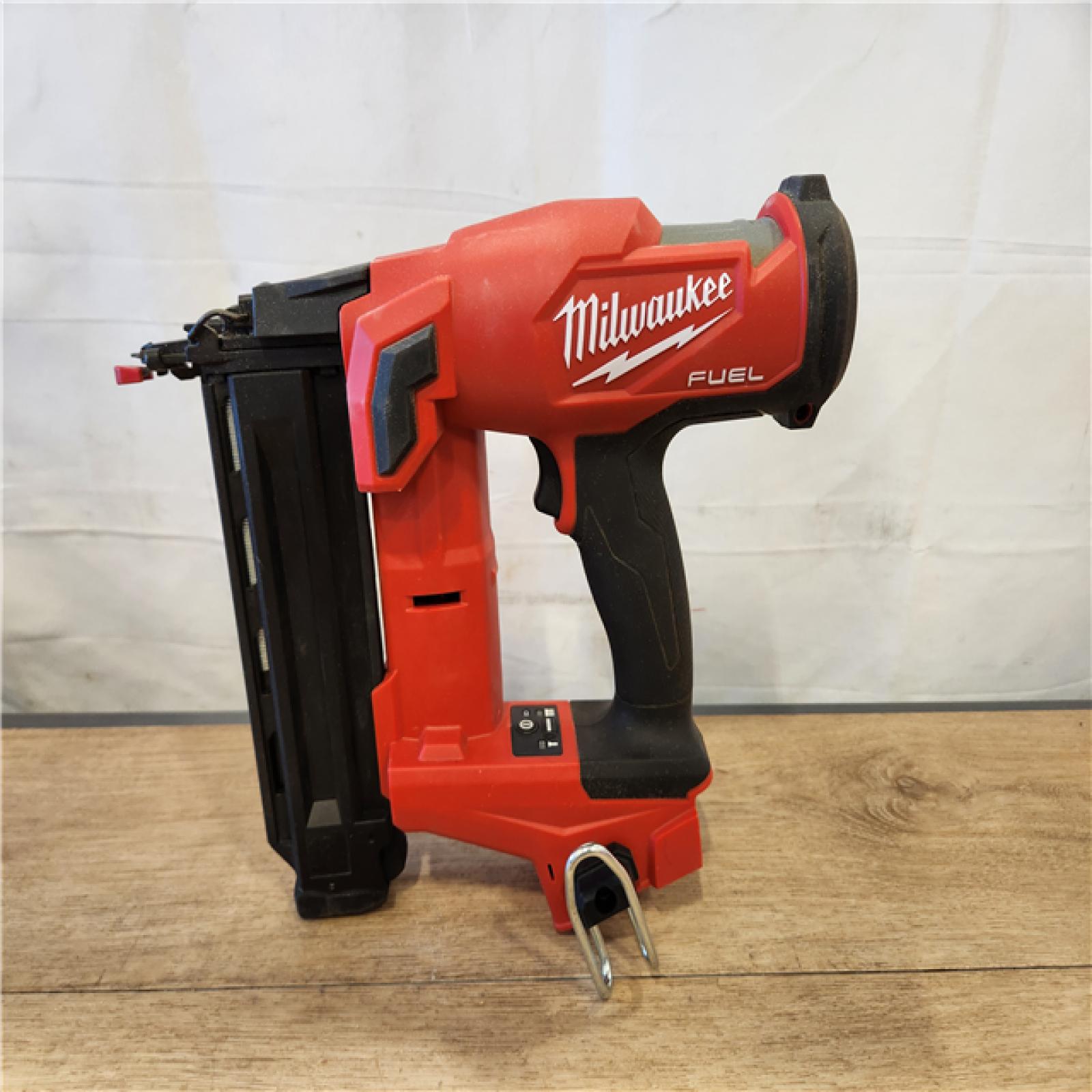 AS-IS- Milwaukee FUEL 18-Volt Lithium-Ion Brushless Cordless Gen II 18-Gauge Brad Nailer (Tool-Only)