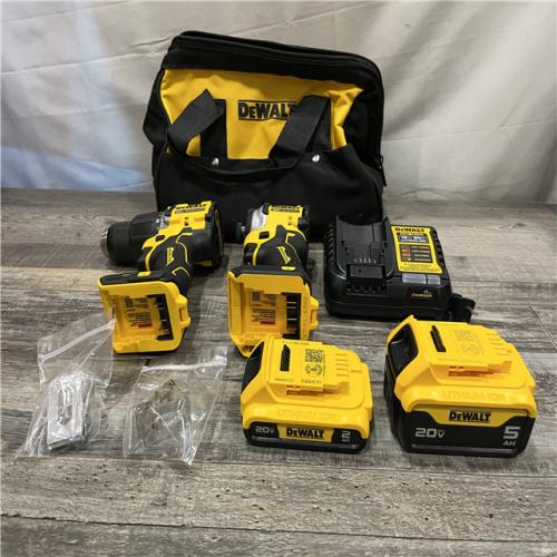 AS-IS DEWALT ATOMIC 20V MAX Lithium-Ion Cordless 2-Tool Combo Kit