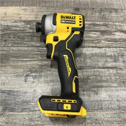 AS-IS DEWALT Atomic 20V Max Lithium-Ion Brushless Cordless Compact 1/4 in. Impact Driver Kit