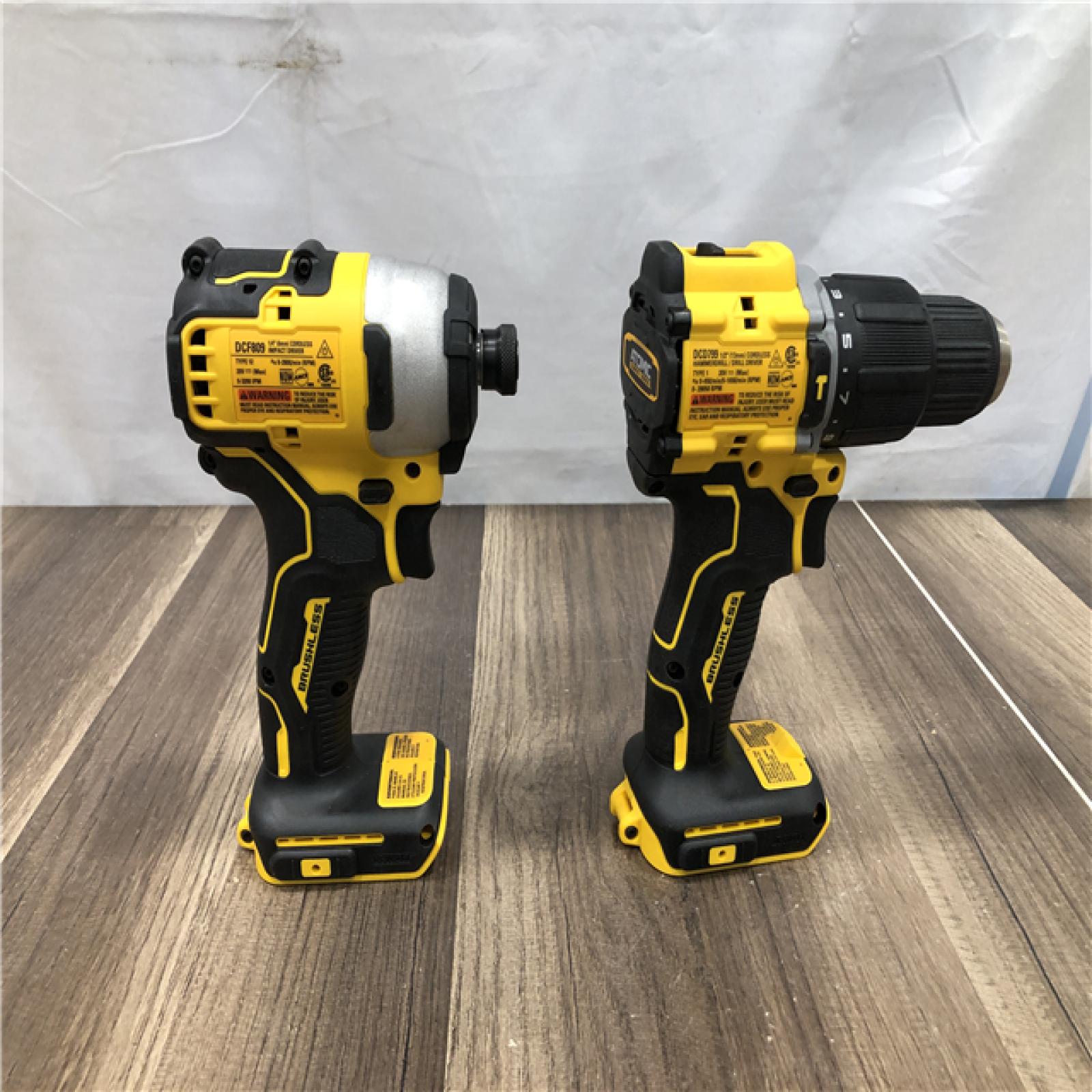 AS-IS DEWALT ATOMIC 20-Volt MAX Lithium-Ion Cordless 2-Tool Combo Kit