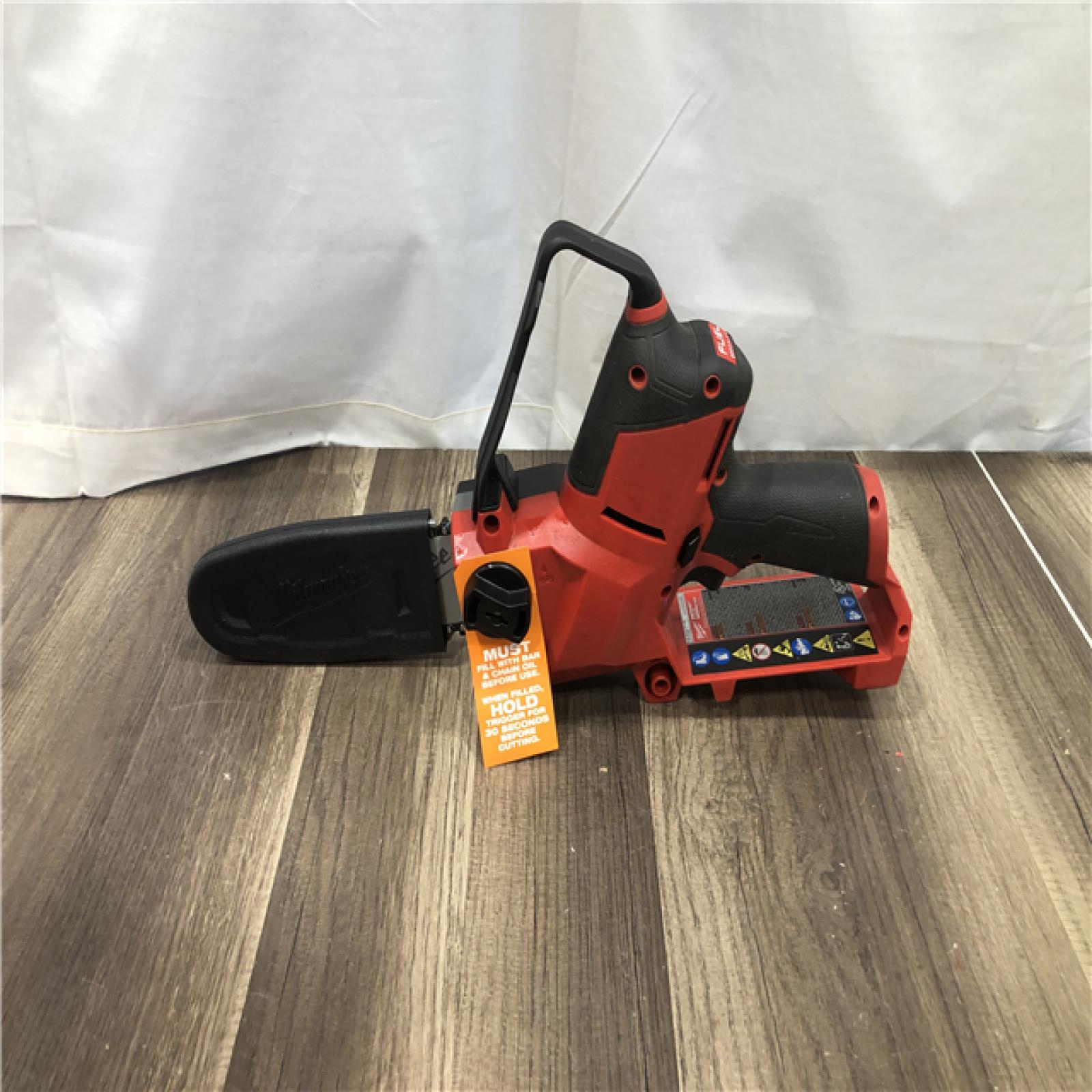 AS-IS Milwaukee  FUEL 12V Lithium-Ion Brushless Battery 6 in. HATCHET Pruning Saw Kit