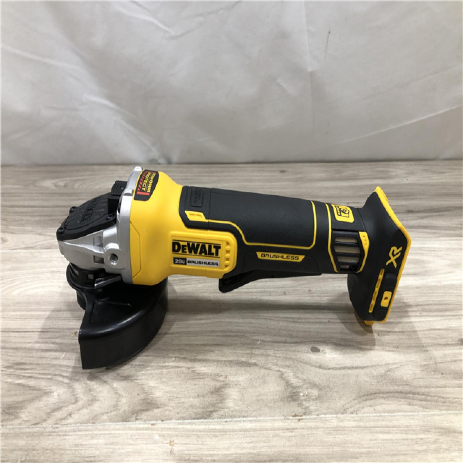 AS-IS DeWalt 20-Volt MAX XR Cordless 4-1/2 in. Small Angle Grinder (Tool-Only)