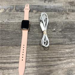 AS-IS Apple Watch SE (GPS, 40mm) - Gold Aluminum Case with Pink Sand Sport Band
